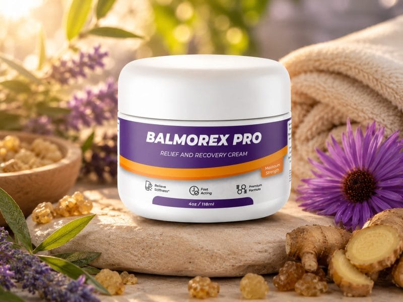 Balmorex Pro pain cream jar for joint and muscle relief