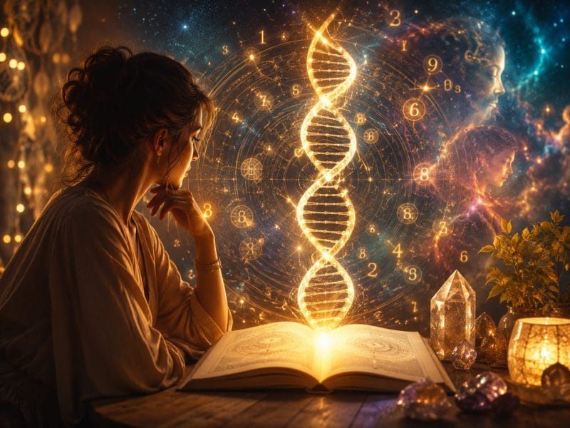 Personalized spiritual DNA magic reading report with numerology and destiny insights