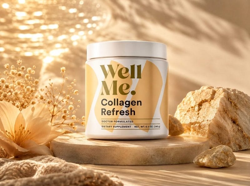 WellMe Collagen Refresh multi-collagen supplement for skin elasticity and joint support
